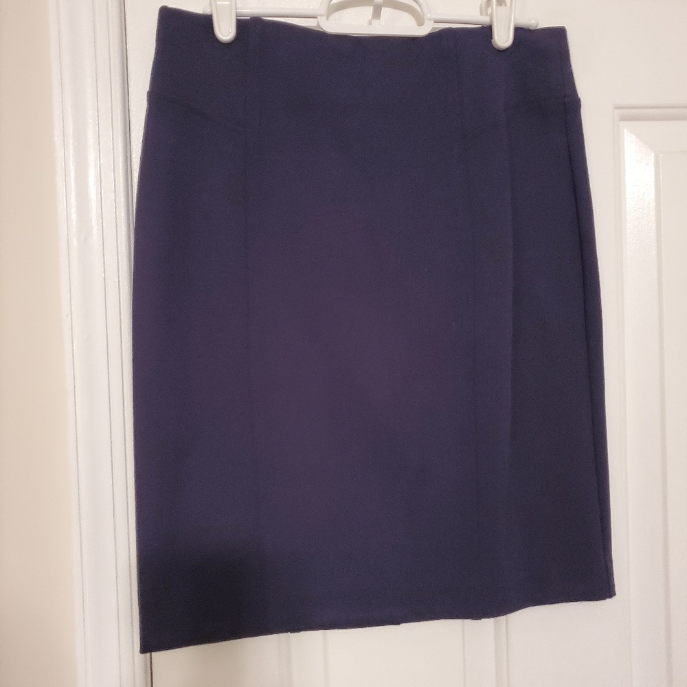 Navy Stretch Skirt - Size 6